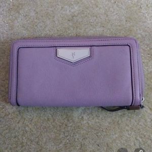 Simply Vera Big Wallet Leather Lavender Vera Wang